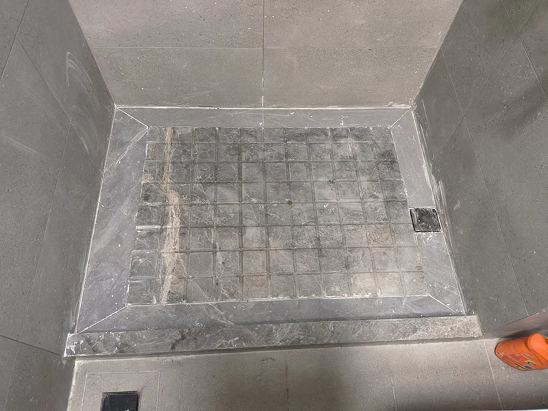 淋浴區防水貼磚案例